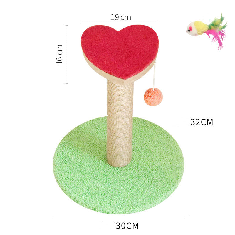 Cat Scratcher with Sisal Winding and Hemp Surface