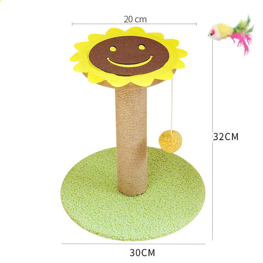 Cat Scratcher with Sisal Winding and Hemp Surface