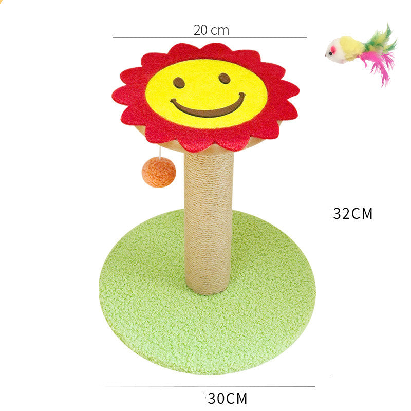 Cat Scratcher with Sisal Winding and Hemp Surface