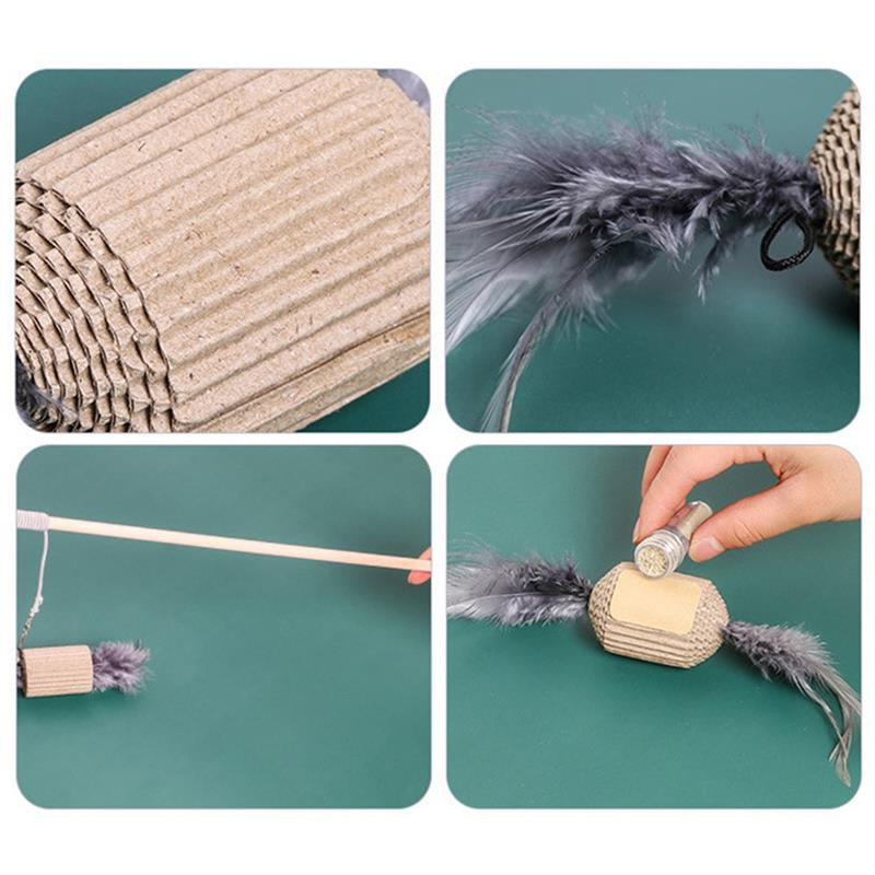 Entertaining Seven-Piece Cat Toy Set