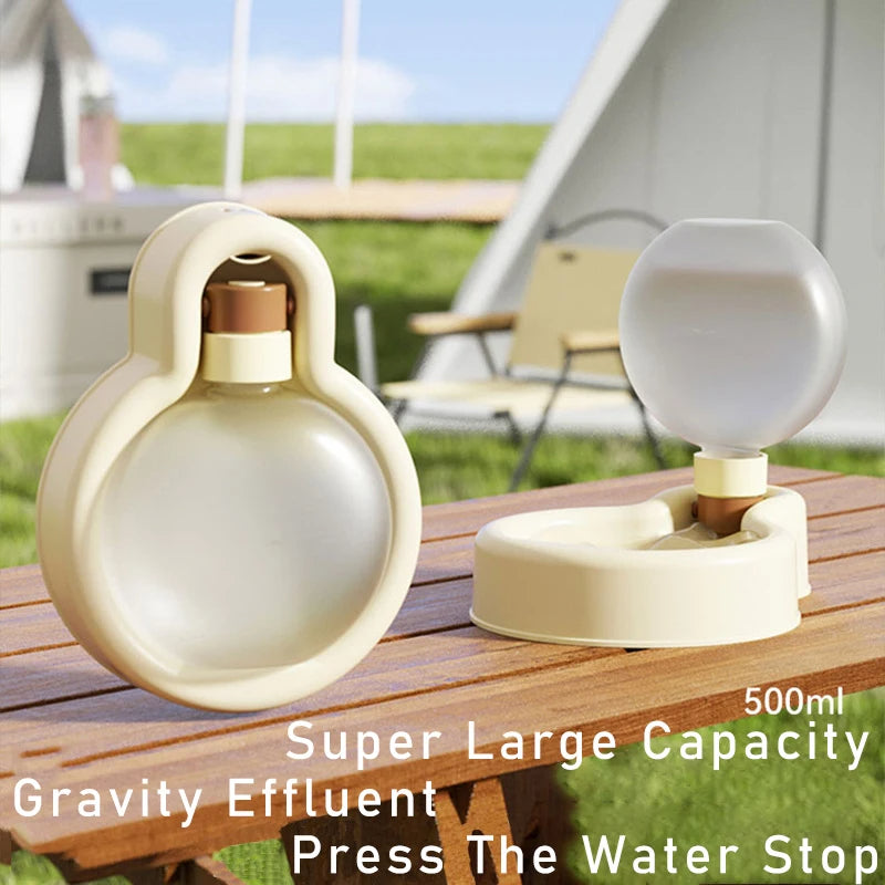 Portable 500ml Pet Water Bottle