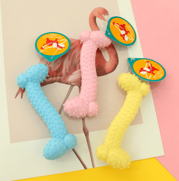 Safe Non-toxic Rubber Dog Toy