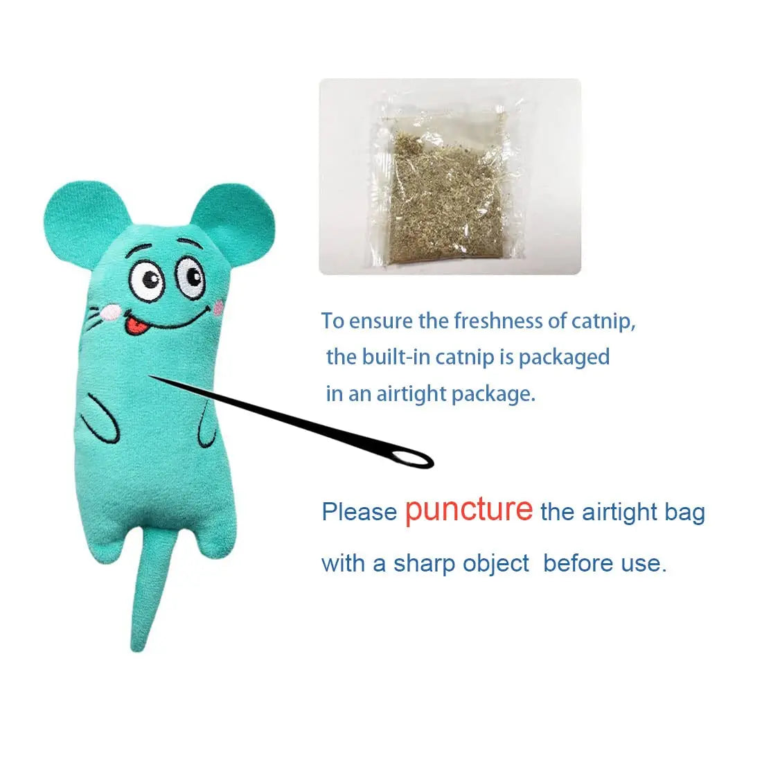 🐭 Plysjmus med kattemynte – lekne jaktfavoritter